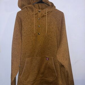 Wrangler Men's Crewneck Sweater in Heathered Brown